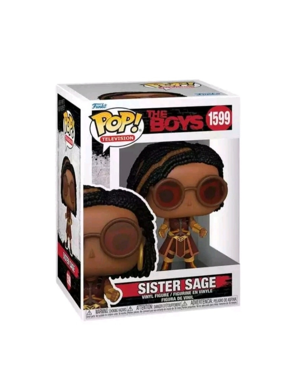 The Funko Sister Sage 1599 is a vinyl figure from the Pop! Vinyl collection